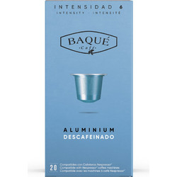Caf?s Baqu? Κάψουλες Espresso Decaf Συμβατές με Μηχανή Nespresso 20τμχ