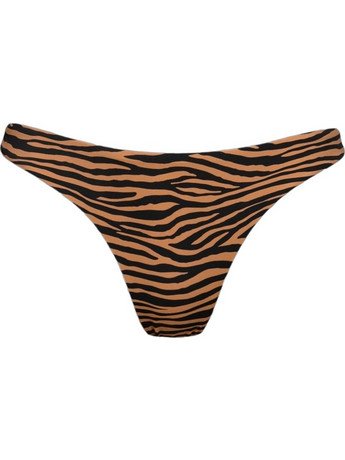 Rock Club Bikini Slip Animal Print Καφέ BP-3433