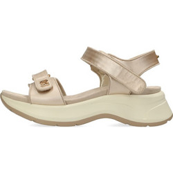 Mexx Δερμάτινα Γυναικεία Σανδάλια Χρυσά MI001602061W-8500