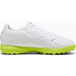 Puma King 20 Match TT 108491-01 Παιδικά Ποδοσφαιρικά Παπούτσια με Σχάρα Λευκά Lime