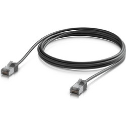 Ubiquiti F/UTP Cat.6a Καλώδιο Δικτύου Ethernet 2m Black UACC-CABLE-PATCH-OUTDOOR-C6A-2M-BK