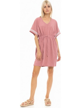 Pink Label Mini Καλοκαιρινό Καθημερινό Φόρεμα Ροζ B539