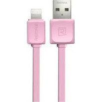 Remax Fast Flat USB-A to Lightning Cable 1m Pink