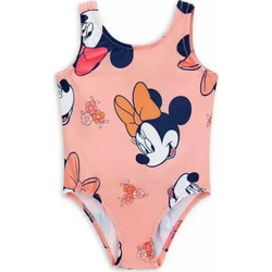 Original Marines Minnie Mouse Παιδικό Μαγιό Ολόσωμο για Κορίτσι Σομόν DFPV1132N