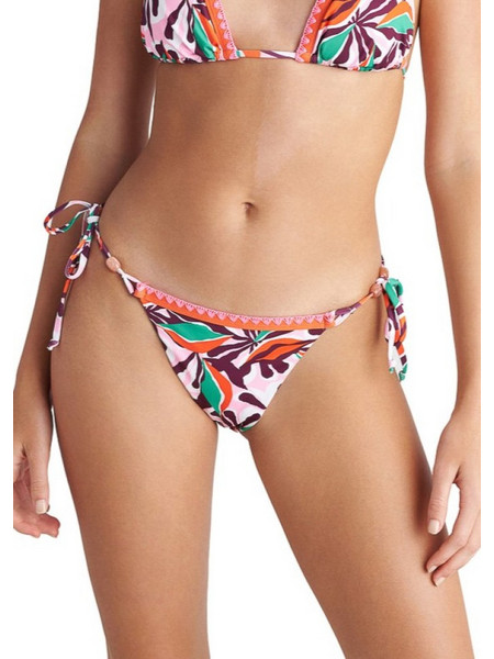 BLU4U Bikini Slip Floral Ροζ Μπορντό 26365370-20
