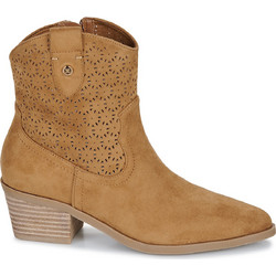 Xti Γυναικεία Μποτάκια Cowgirl Suede Ταμπά με Χοντρό Χαμηλό Τακούνι 143885
