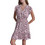 DKNY Mini Καλοκαιρινό Καθημερινό Φόρεμα Floral Μεταξωτό Ροζ DJ6D9177-A0J