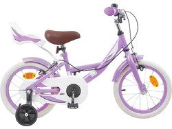 vidaXL 42009455 Παιδικό Ποδήλατο Πόλης 14" Μωβ