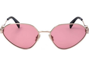 Lanvin LNV115S 724 Γυναικεία Γυαλιά Ηλίου Cat Eye Μεταλλικά Χρυσά με Ροζ Φακό