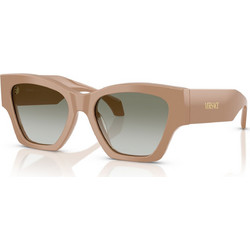 Versace VE4492-U 55178E Γυναικεία Γυαλιά Ηλίου Πεταλούδα Κοκάλινα Μπεζ με Μαύρο Φακό