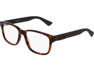 Gucci GG0011O-006 Ανδρικός Σκελετός Γυαλιών Οράσεως Κοκάλινος Μαύρος