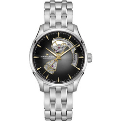 Hamilton Jazzmaster Ανδρικό Ρολόι Αυτόματο με Ασημί Μεταλλικό Μπρασελέ H32675181