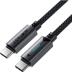 Acefast C19-03 Braided USB-C to USB-C 60W 1.2m Black