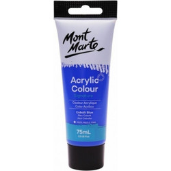 Mont Marte 19 Cobalt Blue Ακρυλικό Χρώμα Ζωγραφικής 75ml