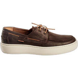 Commanchero Ανδρικά Μοκασίνια Boat Shoes Δερμάτινα Καφέ 72460-722