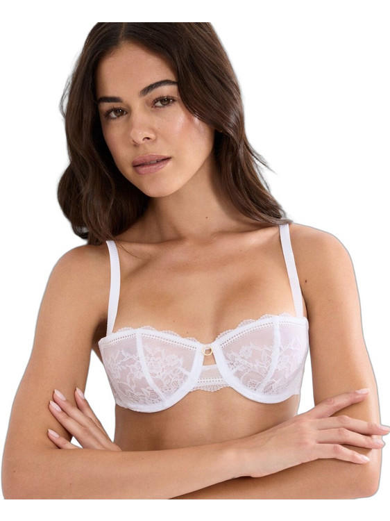 Triumph Comfort Allure Σουτιέν Balconette με Μπανέλα Λευκό 10226412-0003