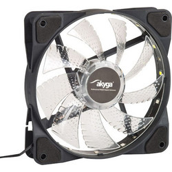 Akyga AW-12D-LED Case Fan 120mm RGB με Σύνδεση 3-Pin 4-Pin Molex Black