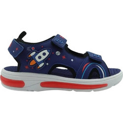 Fila Rocket Παιδικά Πέδιλα για Αγόρι Ανατομικά με Φωτάκια Navy Μπλε 3YN61005-200