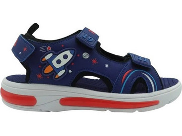 Fila Rocket Παιδικά Πέδιλα για Αγόρι Ανατομικά με Φωτάκια Navy Μπλε 3YN61005-200