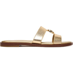 Michael Kors Δερμάτινα Γυναικεία Σανδάλια Χρυσά 40S6ERFS2M-740