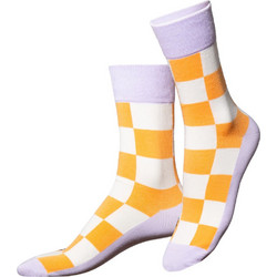 Eat My Socks Fanzy Ανδρικές Κάλτσες Ψηλές με Σχέδια Λευκές EMSSAFFFNZY