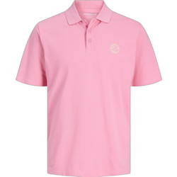 Jack & Jones Ανδρική Μπλούζα Polo Κοντομάνικη Ροζ 12288108