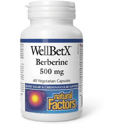 Natural Factors Well WellBetX Betx Berberine 500mg 60 Κάψουλες