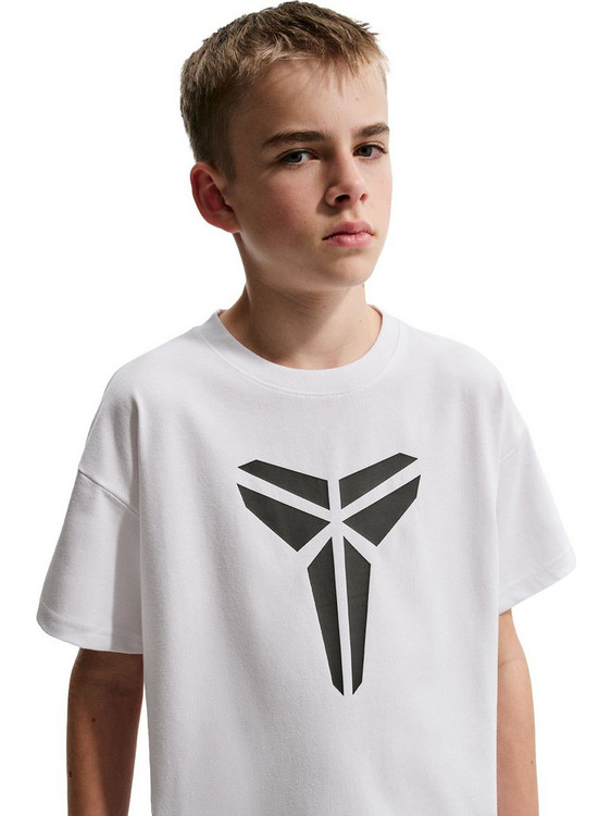 Nike Dri-Fit Παιδικό T-Shirt Κοντομάνικο Λευκό Γκρι IM0322-101
