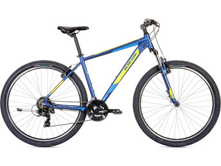 Ideal Trial Mountain Bike 29" Αλουμινίου με 21 Ταχύτητες Μπλε Κίτρινο