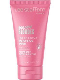 Lee Stafford Bleach Blondes Kiss of Colour Playful Pink Κρέμα Μαλλιών για Επανόρθωση 150ml