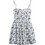 Superdry Mini Καλοκαιρινό Βραδινό Φόρεμα Floral Λευκό Navy Μπλε W8011971A-G9D