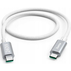 Hama 00201721 Braided USB-C to USB-C 240W 1.5m White
