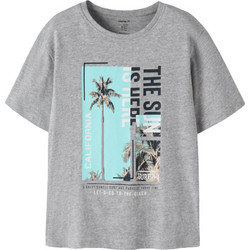 Name It Παιδικό T-Shirt Κοντομάνικο Γκρι 13224966-1