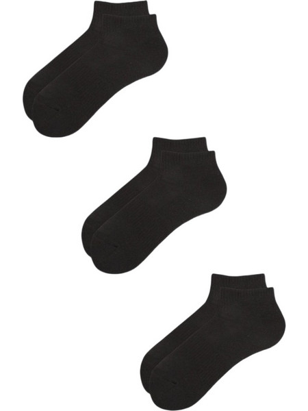 Dimisocks Ανδρικές Κάλτσες Κοντές Μαύρες 3Pack DSECO3-4