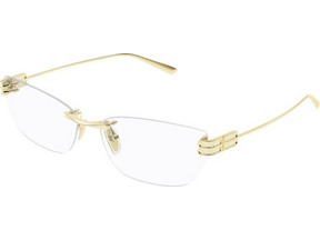 Balenciaga BB0490O 004 Γυναικείος Σκελετός Γυαλιών Οράσεως Μεταλλικός Χρυσός