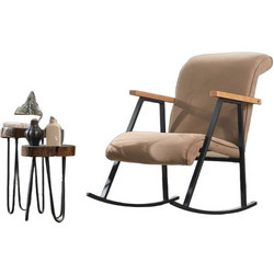 Κουνιστή Πολυθρόνα Ταμπά Rocking Chair Yoka 8684283031214