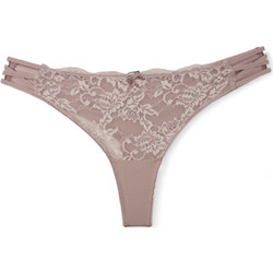 Norddiva Deluxe Γυναικείο String με Δαντέλα Nude