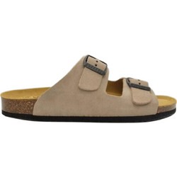 Plakton Γυναικεία Σανδάλια Suede Ανατομικά Μπεζ Εκρού 340010-TAUPE