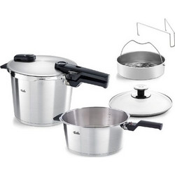 Fissler Vitaquick Set Premium Σετ Κατσαρόλες από Ανοξείδωτο Ατσάλι 4τμχ 63.5LT
