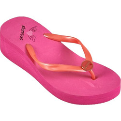 Mitsuko Γυναικείες Σαγιονάρες Platforms Φούξια SA63345W