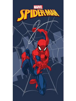 Borea Spider-Man Παιδική Πετσέτα Θαλάσσης Microfiber Navy Μπλε 70x140cm 034694052120
