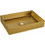 Tema Επικαθήμενος Νιπτήρας Μπάνιου Inox 55x38x10cm Χρυσός IN9812