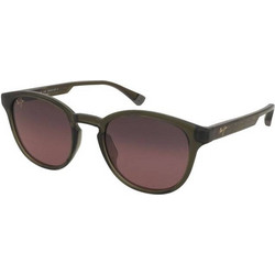 Maui Jim MJ0636S 003 Ανδρικά Γυαλιά Ηλίου Τετράγωνα Κοκάλινα Πράσινα με Καφέ Φακό