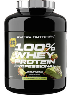 Scitec Nutrition 100% Whey Professional Matcha Cheesecake Πρωτεΐνη Ορού Γάλακτος Χωρίς Γλουτένη 2.35kg