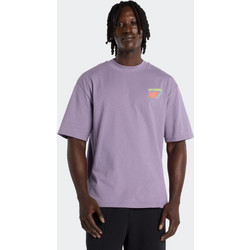 New Balance Neon Heat Map Ανδρικό Αθλητικό T-Shirt Μωβ MT61V4ZG-AA5