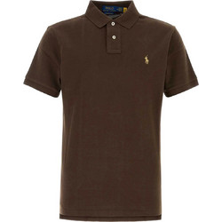 Polo Ralph Lauren Ανδρική Μπλούζα Polo Κοντομάνικη Καφέ 710680784527-200