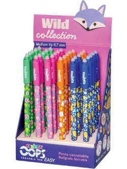 Carioca Oops Easy Wild Collection Στυλό Gel που Σβήνει Πράσινο 31026/04