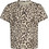 Adidas Animal Print Παιδικό T-Shirt Κοντομάνικο Καφέ Μπεζ KC7223