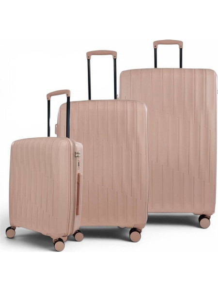 Playbags Collection PP2022 Σετ Βαλίτσες 3τμχ Ροζ
