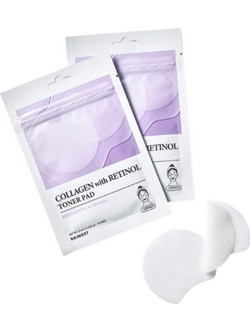 Skin627 Collagen & Retinol Toner Pad Patches για Ενυδάτωση με Ρετινόλη & Κολλαγόνο 10τμχ